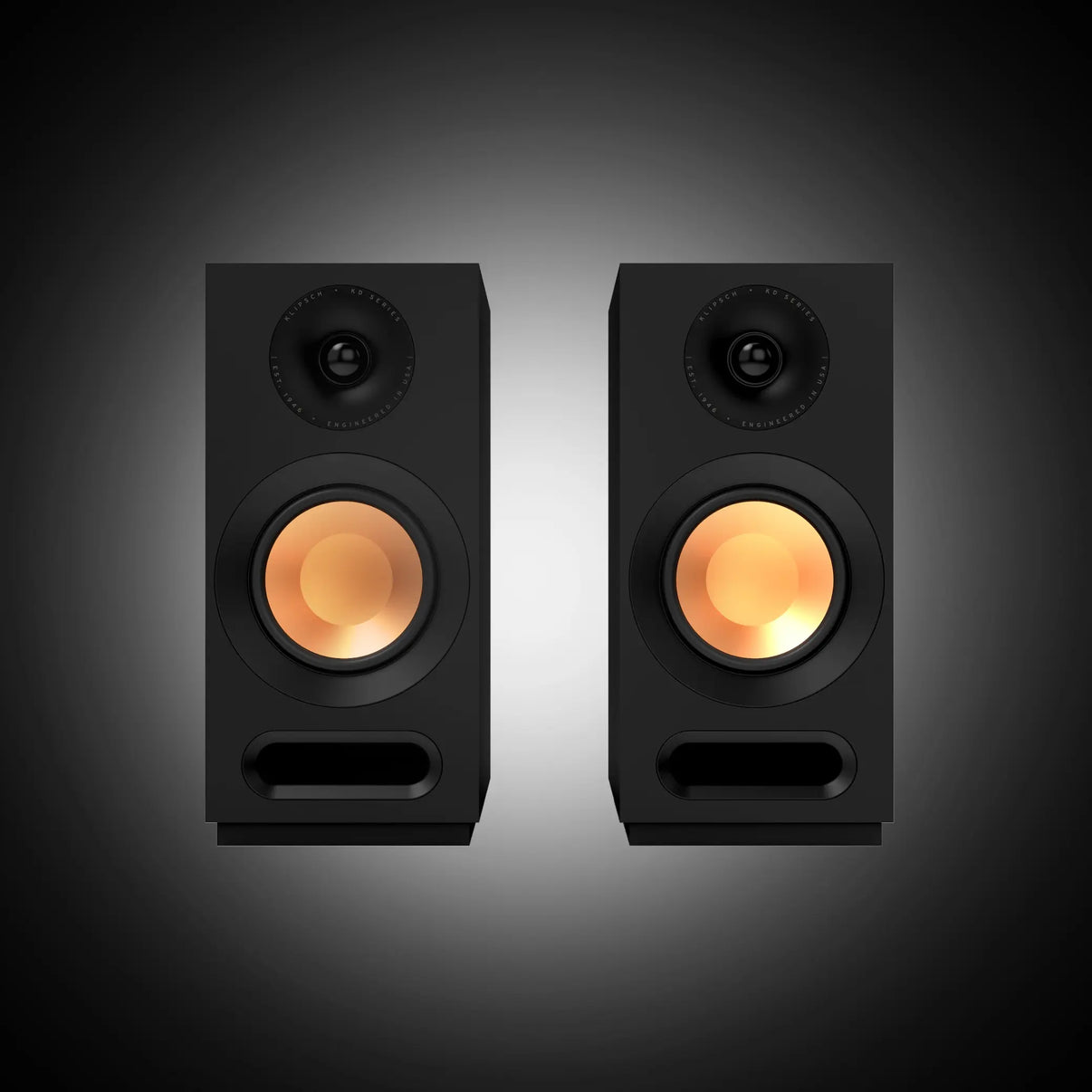 Parlante Klipsch KD-51M - Par de altavoces para estantería, color negro
