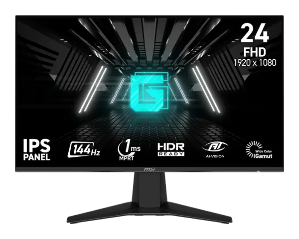MONITOR GAMING MSI 23.8" IPS FHD 144HZ  G242L E14
