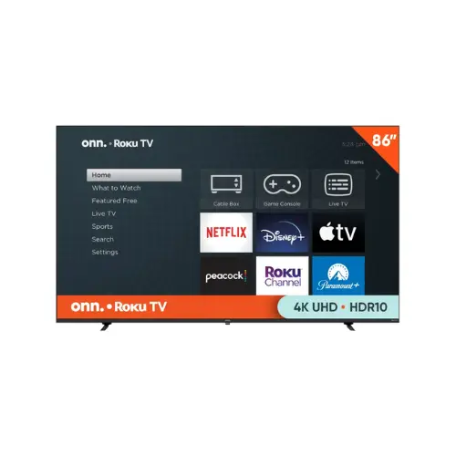 Onn 86" Class 4K (2160P)  RokuSmart LED TV
